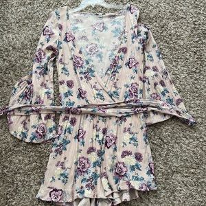 Flowy American eagle romper